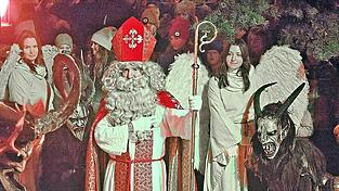 Ein hinreißendes Nikolaus-Spektakel wurde gezeigt.