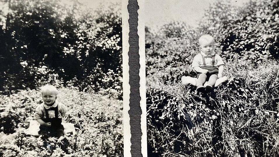 Ludwig Schmidt als kleiner Bub. Als die Amerikaner kamen, war er etwas &auml;lter als zwei Jahre.