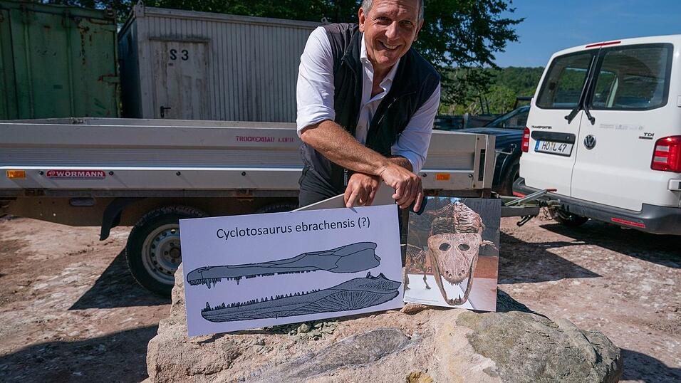 Roland Eichhorn pr&auml;sentiert 2021 den spektakul&auml;ren Fund. (Archivbild)