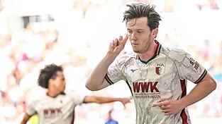 Michael Gregoritsch dürfte beim FC Augsburg bald zum Rekordmann werden. (Archivbild) Michael Gregoritsch dürfte beim FC Augsburg bald zum Rekordmann werden. (Archivbild)