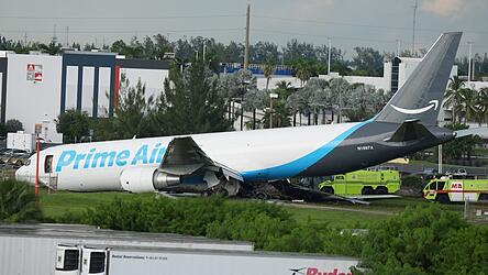 Unfall am Flughafen Miami.