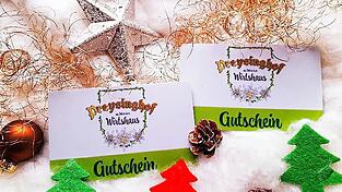 Etliche Gutscheine vom 'Preysinghof' sind noch im Umlauf. Etliche Gutscheine vom 'Preysinghof' sind noch im Umlauf.