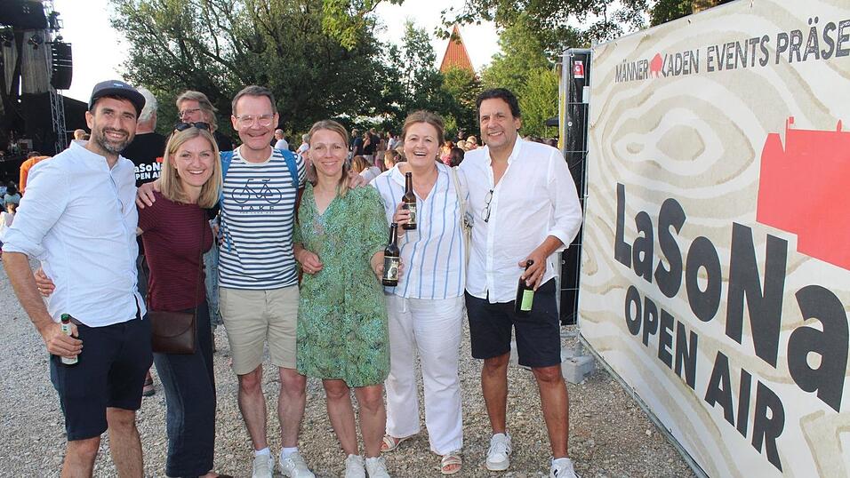 Die Landshuterinnen und Landshuter feierten beim LaSoNa-Openair.