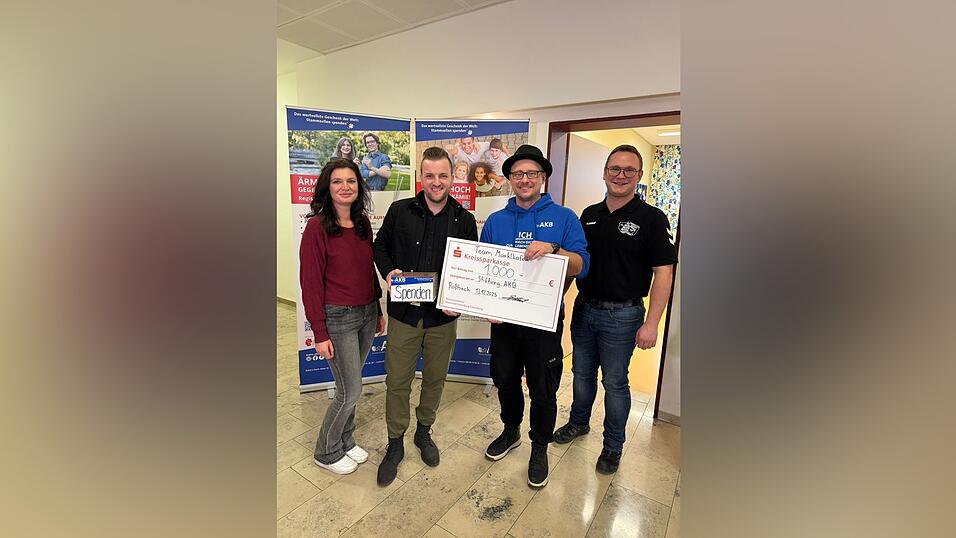 Bei der Typisierungsaktion in Ro&szlig;bach wurde auch Geld f&uuml;r die AKB und die Familie gespendet.