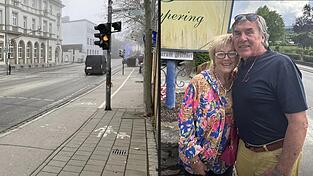 Werner Brehm und seine Frau Christa Brehm-Kornherr wurden bei der Kollision am Stadtgraben verletzt.