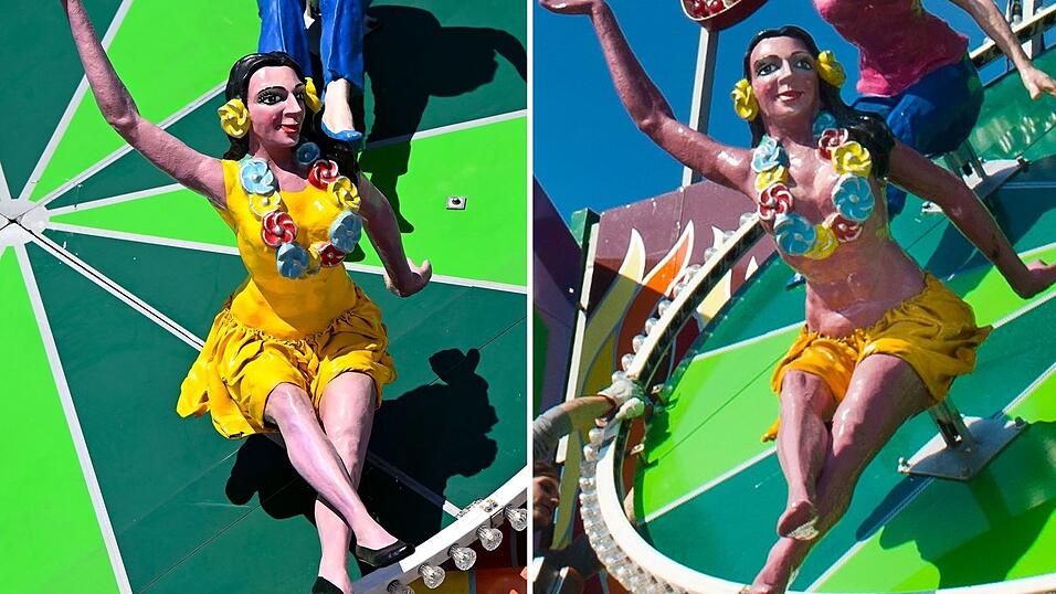 Die Frauenfigur hält sich nun bedeckter. Die Frauenfigur hält sich nun bedeckter.