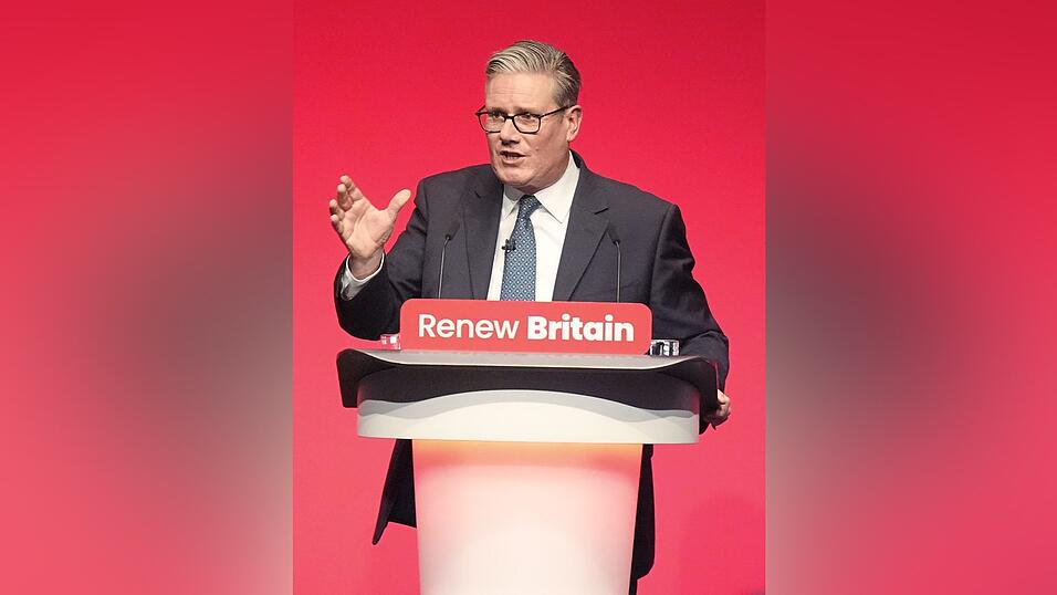 Der britische Premierminister Keir Starmer möchte eine positive Vision durch mahnende Worte entwickeln.