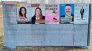 W&auml;hrend Sibylle Entwistle die B&uuml;rgermeisterwahl in Vilsbiburg f&uuml;r sich entschieden hat, bleibt Christian Frankowski und Sebastian Haider das Nachsehen. Die Gr&uuml;nen hatten diesmal keinen B&uuml;rgermeisterkandidaten.