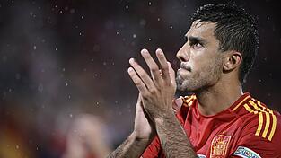 Rodri - der Mittelpunkt der 'roten Furie' ('Furia Roja'), wie die spanische Nationalelf genannt wird. Rodri - der Mittelpunkt der 'roten Furie' ('Furia Roja'), wie die spanische Nationalelf genannt wird.