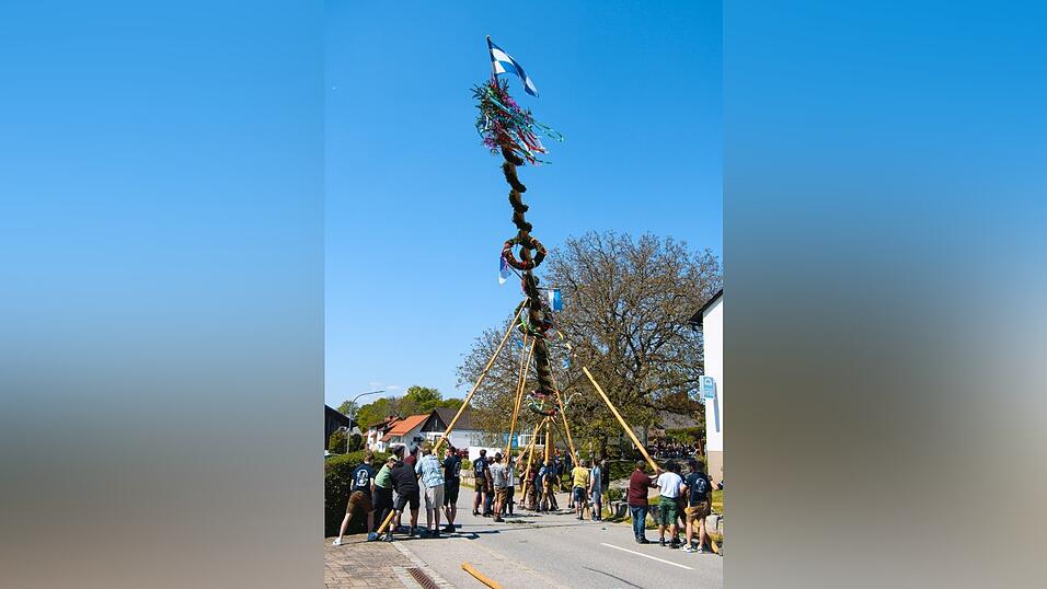 Die KLJB Andermansdorf hat gemeinsam mit den Burgschützen Eberstall und der FFW Andermansdorf beim Gasthaus Pitzl in Eberstall den Maibaum aufgestellt. Die KLJB Andermansdorf hat gemeinsam mit den Burgschützen Eberstall und der FFW Andermansdorf beim Gasthaus Pitzl in Eberstall den Maibaum aufgestellt.