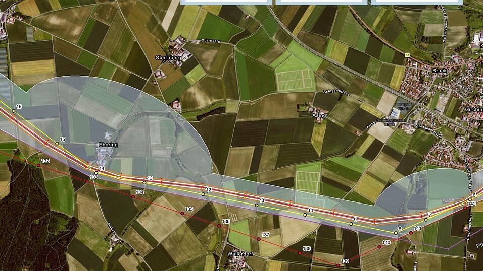 Bei Ebering und Gierchingerfeld kommt es zu Engstellen beim Ersatzneubau. Bei Ebering und Gierchingerfeld kommt es zu Engstellen beim Ersatzneubau.