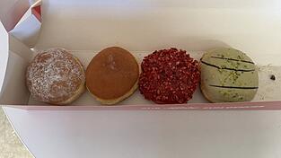 Bei den Krapfen muss man schnell sein...