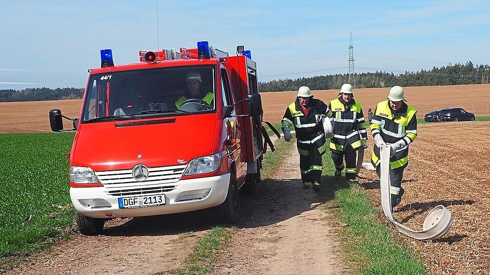 Das Leitungsnetz wird zum Brandherd aufgebaut.