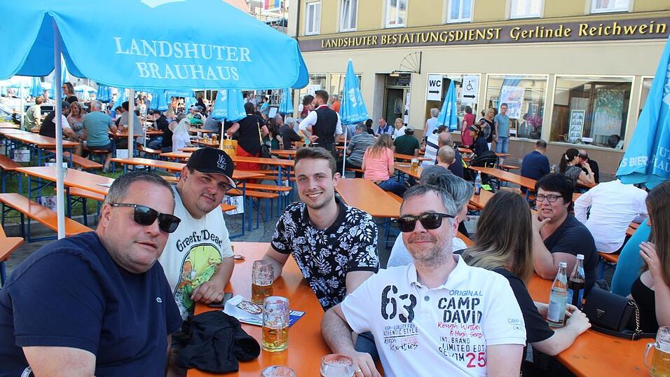 Das Bismarckplatzfest in Landshut war auch am Samstag gut besucht.