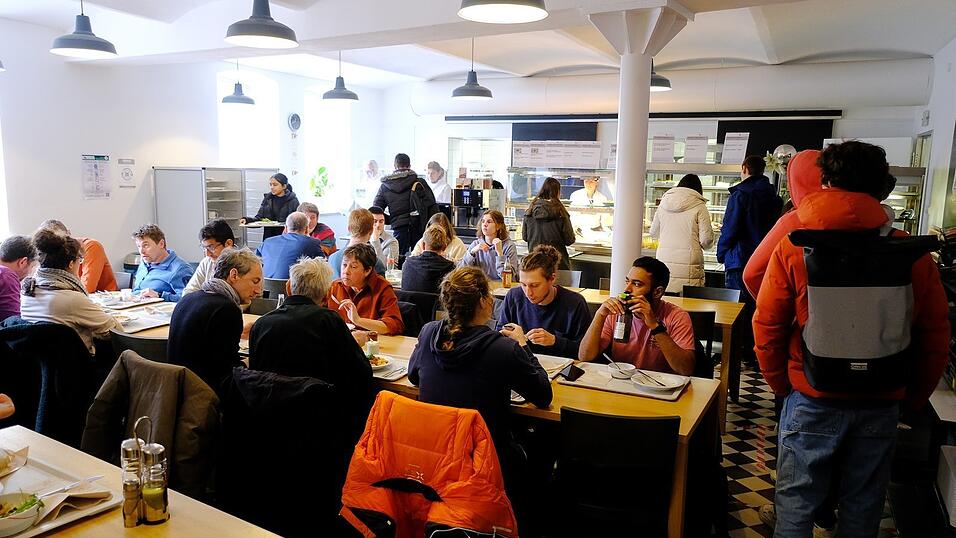 Die kleine, aber feine Mensa am TUM-Campus Straubing.