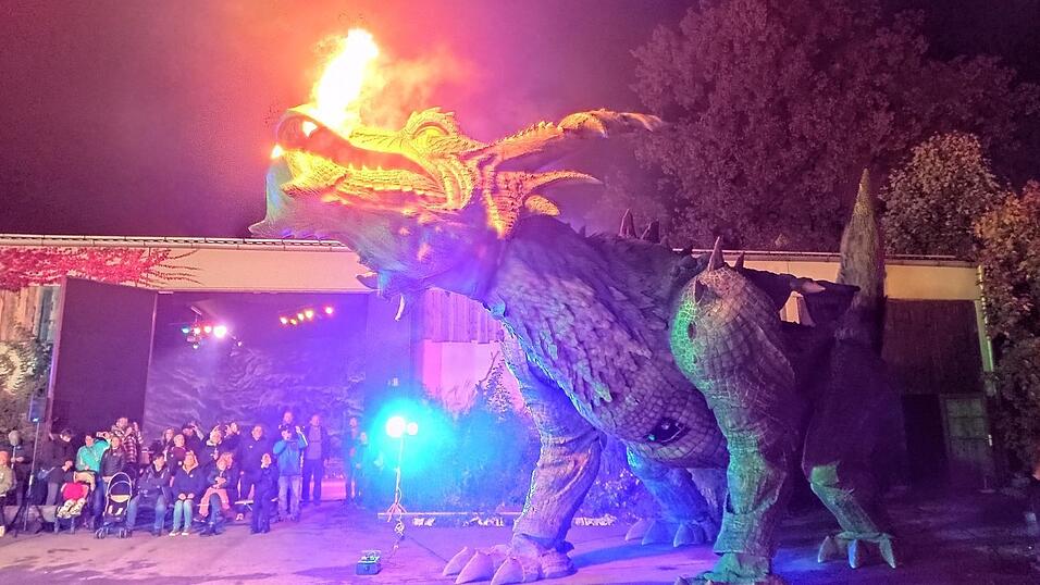 Bei seinem letzten Auftritt des Jahres zeigte der Further Drache noch einmal, was er alles kann.