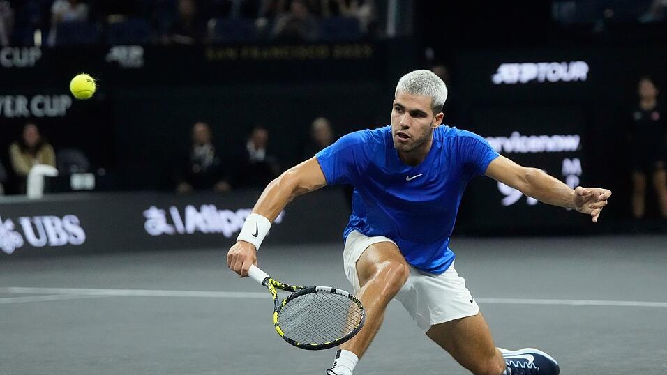 Carlos Alcaraz war gegen den US-Amerikaner Taylor Fritz chancenlos.
