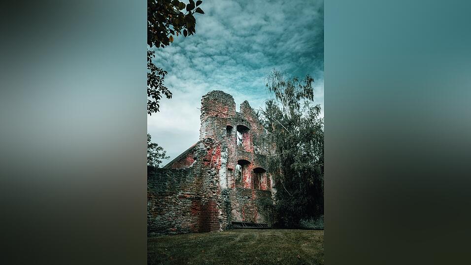 Die Burgruine Haibach ziert die Titelseite des Buches.