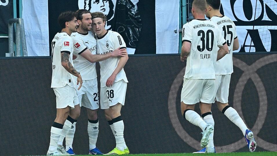 Jubel bei Borussia: Joe Scally brachte Gladbach gegen Mainz fr&uuml;h in F&uuml;hrung.