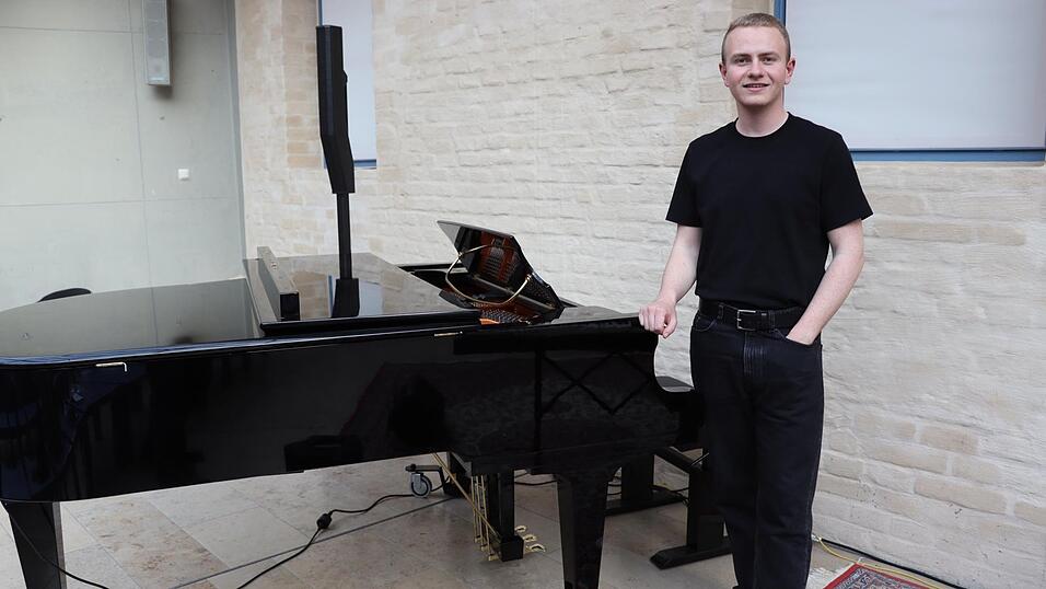 Der Fl&uuml;gel im Glassaal kommt am Freitag bei einigen St&uuml;cken zum Einsatz.