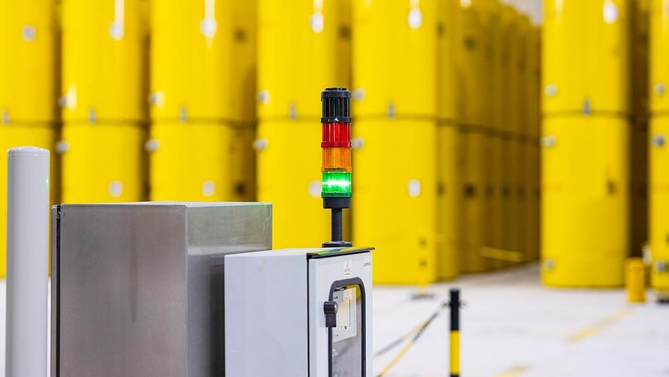 Im Zwischenlager Ahaus wird Atomm&uuml;ll aufbewahrt. Das sei aber keine Dauerl&ouml;sung, betont Carsten Schneider. (Archvbild)