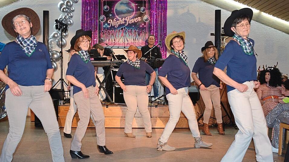 Der Discotanz der Brauhausdamen.