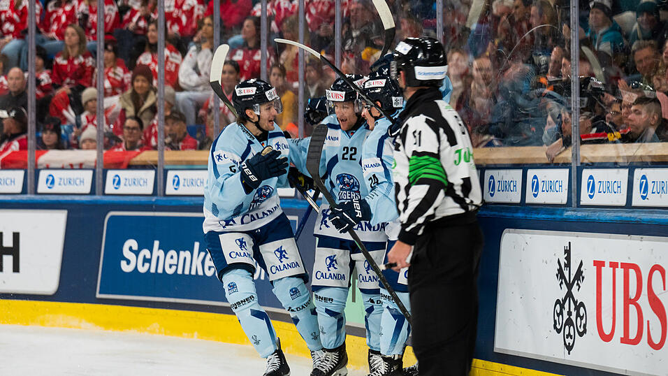 Gro&szlig;er Jubel bei den Straubing Tigers.&nbsp;