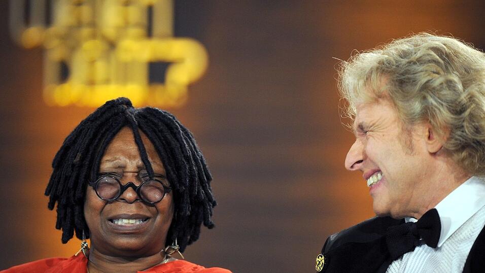 Whoopi Goldberg zu Besuch bei «Wetten, dass..?». Whoopi Goldberg zu Besuch bei «Wetten, dass..?».