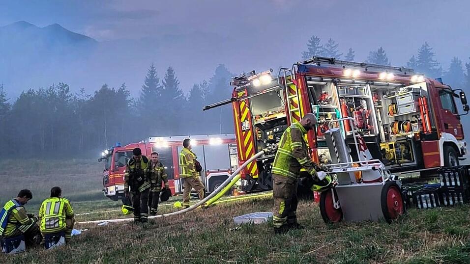Die A8 befindet sich in der N&auml;he des Brandes.