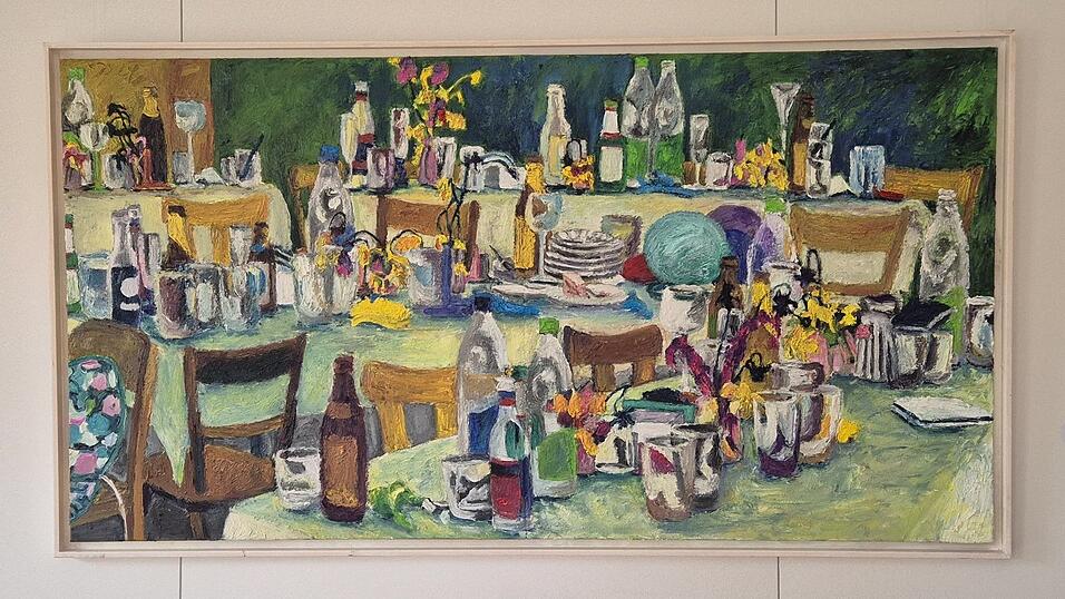 Iris Schaarschmidt: „Still-Leben nach einem Fest“ Iris Schaarschmidt: „Still-Leben nach einem Fest“