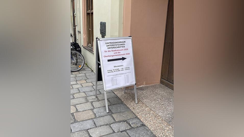 An diesem Samstag kann man im Rathaus in der Altstadt bis 13 Uhr Unterstützungsunterschriften leisten. An diesem Samstag kann man im Rathaus in der Altstadt bis 13 Uhr Unterstützungsunterschriften leisten.