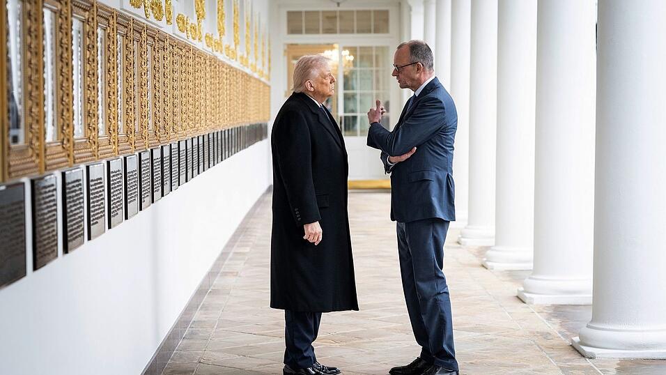 Verh&auml;ltnis zwischen Trump und Merz verschlechtert sich. (Archivbild)