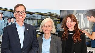 Ralph Schneider, Ursula Münch und Moderatorin Meike Föckersperger brachten Hochschule und gesellschaftliche Verantwortung thematisch zusammen. Ralph Schneider, Ursula Münch und Moderatorin Meike Föckersperger brachten Hochschule und gesellschaftliche Verantwortung thematisch zusammen.