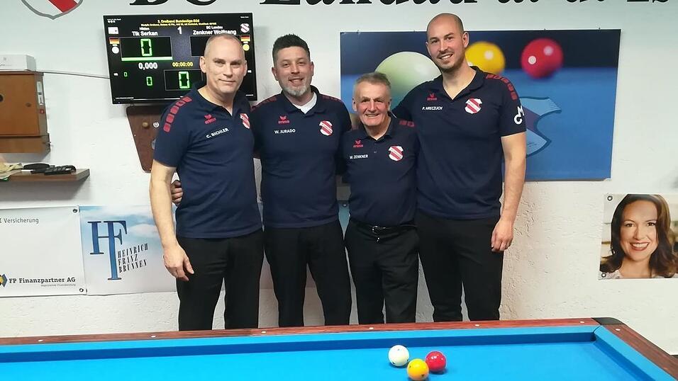 Das Landauer Team (v. l.): Christian Bichler, Walter Jurado, Wolfgang Zenkner und Philipp Hreczuch. Das Landauer Team (v. l.): Christian Bichler, Walter Jurado, Wolfgang Zenkner und Philipp Hreczuch.