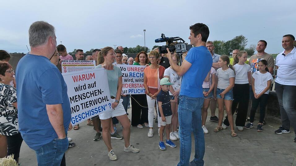 Gegen die Halle regt sich Widerstand in der Bevölkerung. Gegen die Halle regt sich Widerstand in der Bevölkerung.