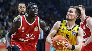 Einen hei&szlig;en Kampf lieferten sich Alba Berlin und Bayern M&uuml;nchen.