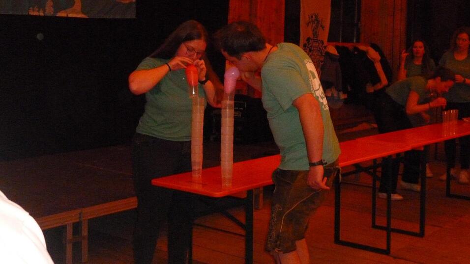 Die Aufhausener mussten nat&uuml;rlich einige Spiele bew&auml;ltigen.