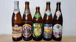 Die fünf Festbiere auf dem Gäubodenvolksfest.