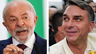 Lula tritt gegen Flávio Bolsonaro in einer Stichwahl Ende Oktober an. Lula tritt gegen Flávio Bolsonaro in einer Stichwahl Ende Oktober an.
